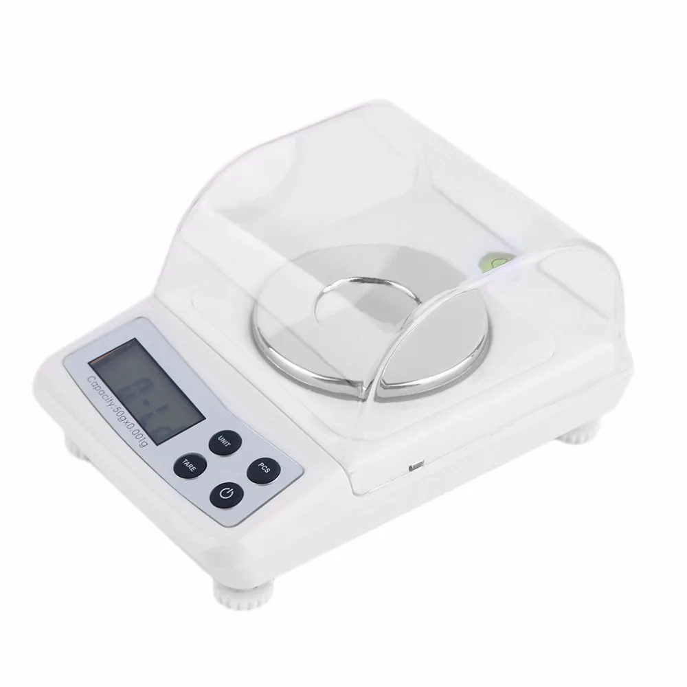 

Digital Electronic Scales Scale 50g 0.001g High Precision Jewelry Diamond Gem Carat Counting Function Portable