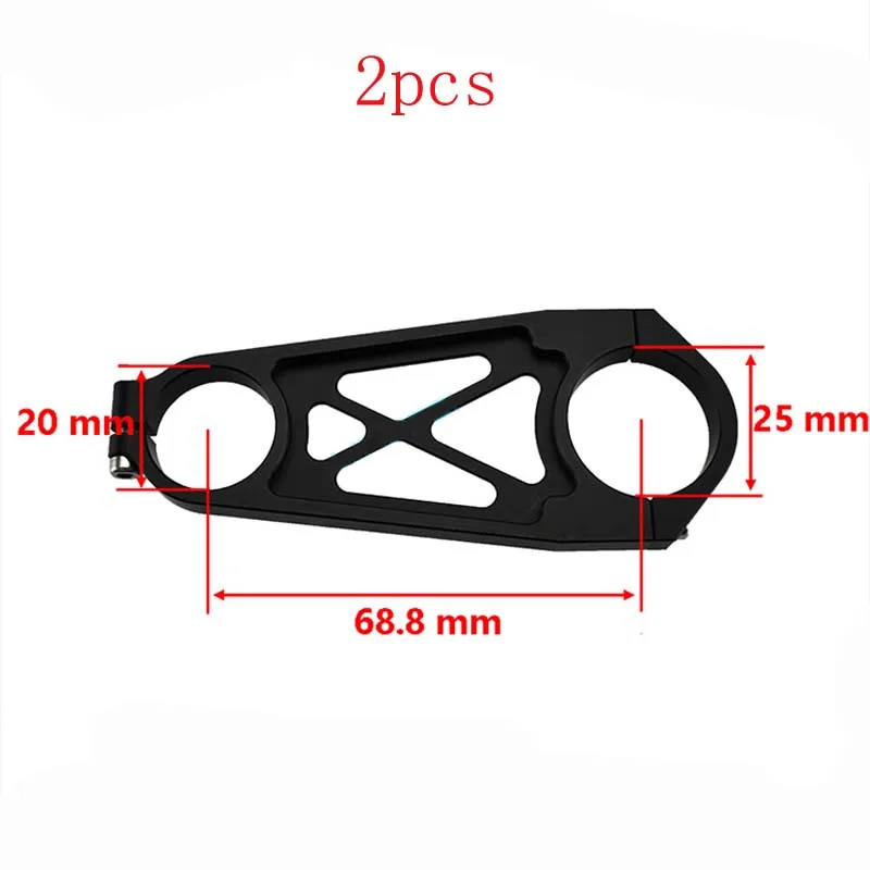 2PCS 20-25mm Double Tube Clamp Pipe Clip for D20-25mm Tube Agriculture Plant Protection Quadcopter Hexacopter Multicopter Drone