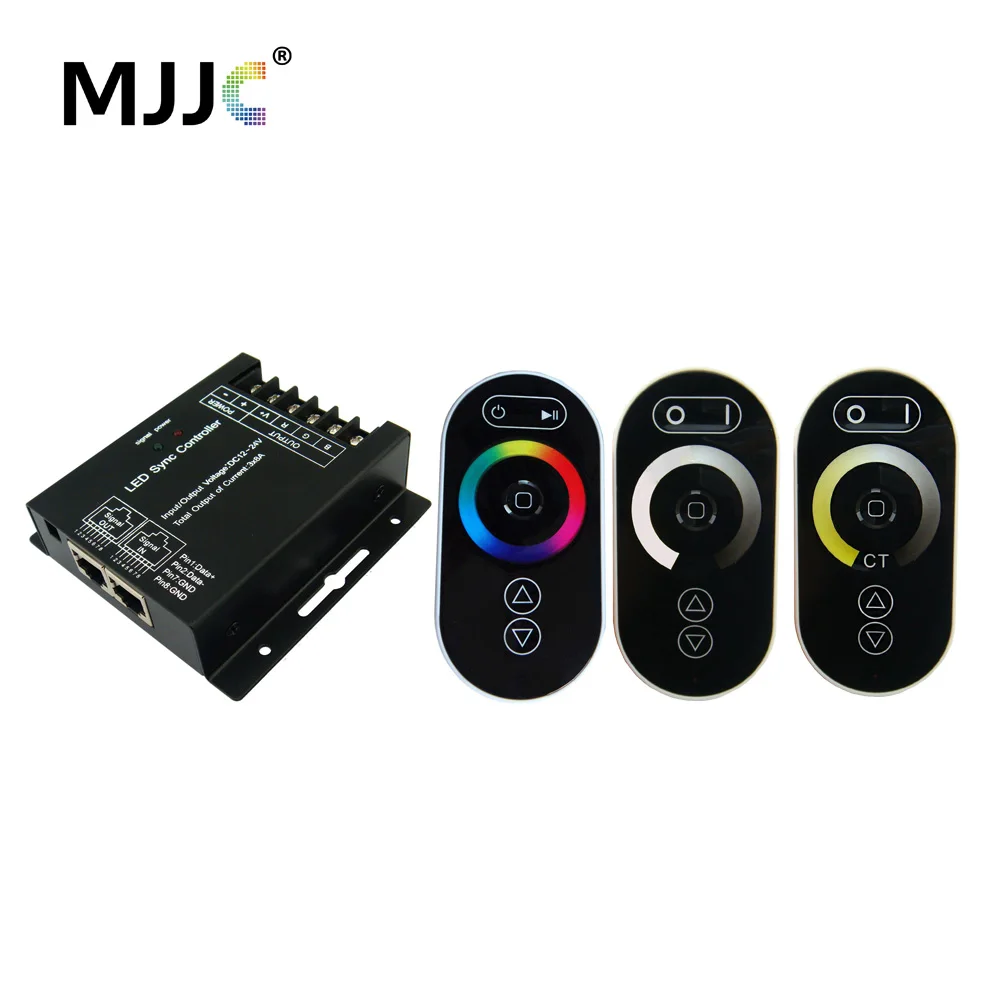 LED Controller 12V 24V 8A 3Channels 24A RF Wireless Touch Single Color