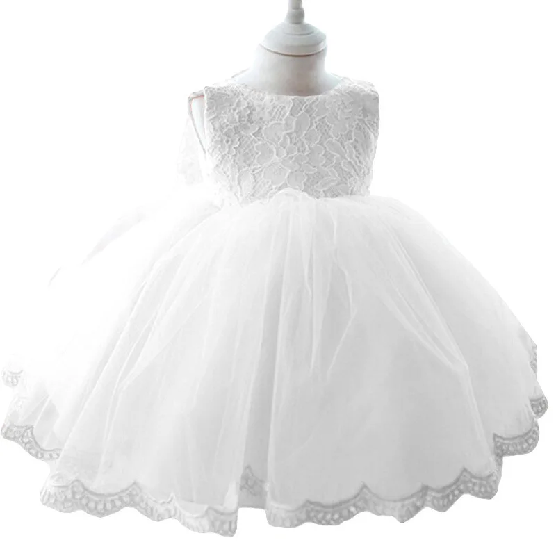 Платье для девочек; вечерние платья с длинными рукавами в европейском и американском стиле для малышей; детская одежда; сезон осень-зима; платье принцессы с вышивкой для малышей - Цвет: white