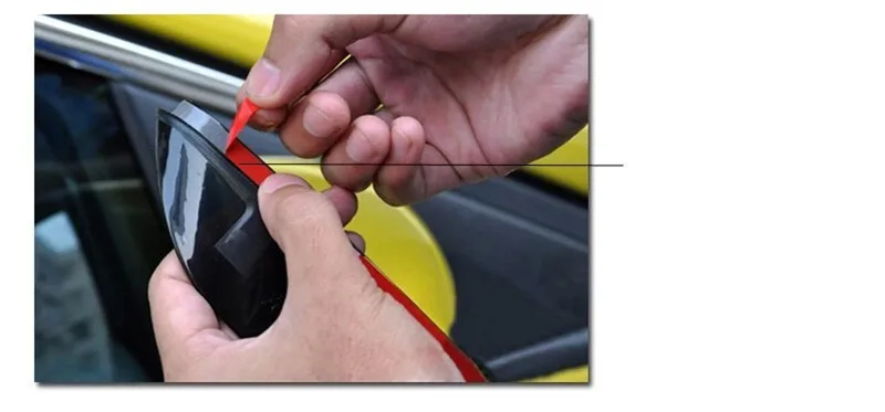 Rearview mirror rain eyebrow rain gear 2pcs per set for Great Wall Hover M4