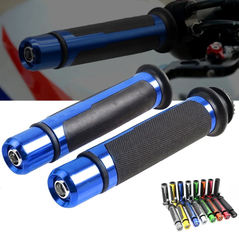 

Universal Motorcycle Handlebar Hand Bar Ends Handle Grips For Suzuki GSXR600 GSXR750 GSXR1000 GSX600F GSX700F TL1000 Hayabusa