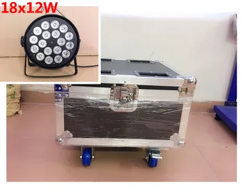 

6pcs18x12W + Flight case luce par del led RGBW 4in1 18X15 w rgbwa Led Par Luce DMX Stage Lights