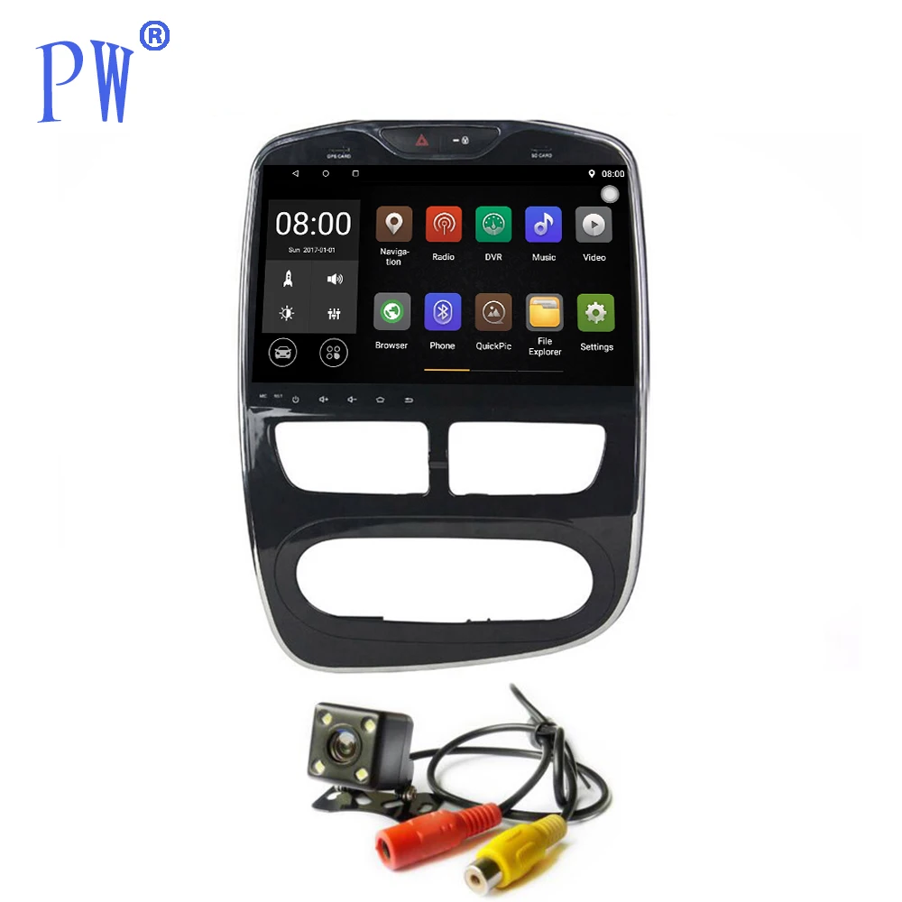 

Android 7.1/8.0 Car GPS Navigation Stereo for Renault Clio Head Unit Car Multimedia Audio no CD DVD Player Auto/Manual Navi