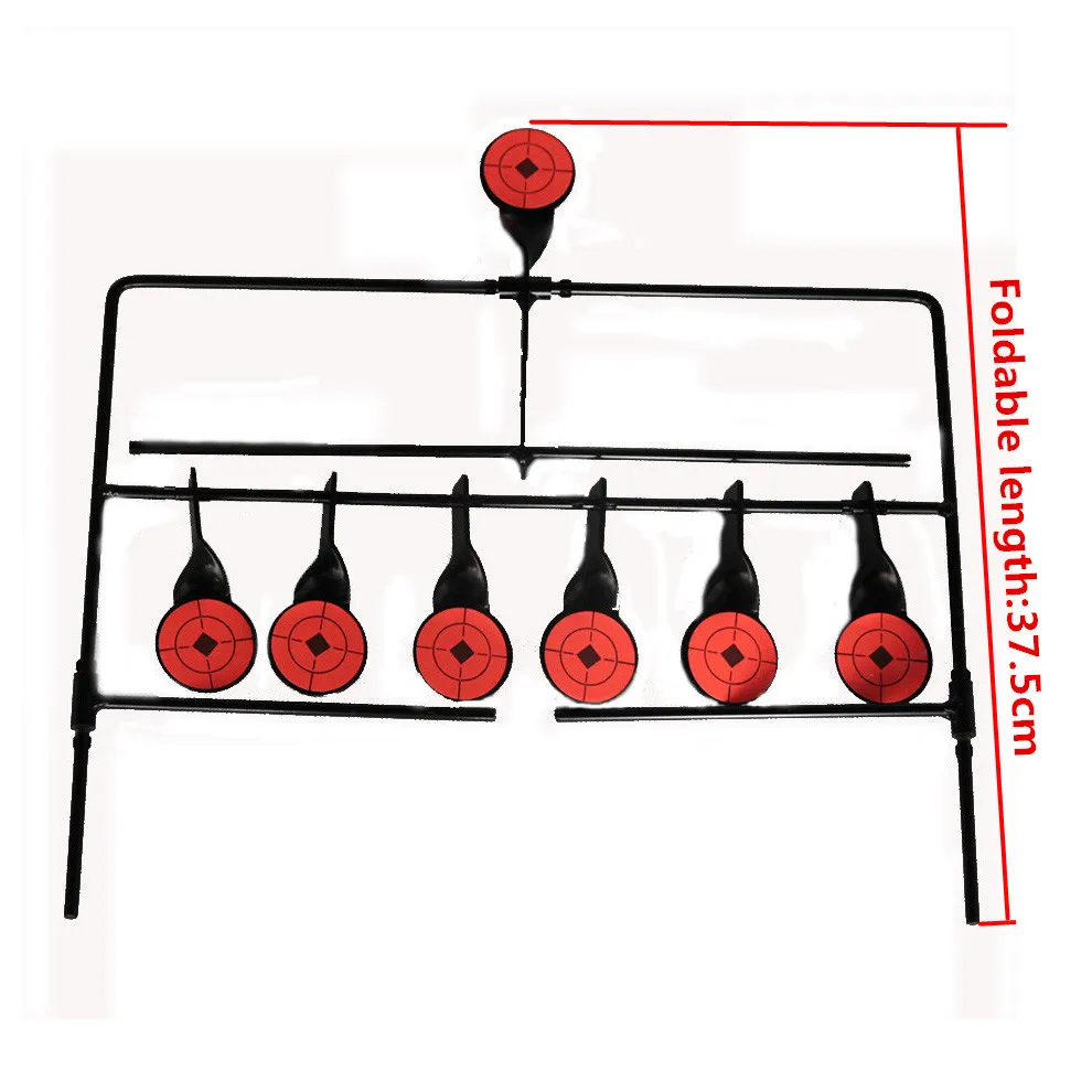 Новый 7-тарелка сброса цели Стрельба сброс мишени для Airgun Airsoft Пейнтбол Стрельба из лука Охота практика Автоматическая реактивной целевой