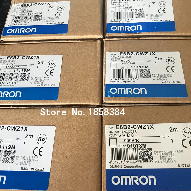 Новый E6B2CWZ1X OMRON роторный энкодер E6B2 CWZ1X 2500 2000 1800 1024 1000 600 500 400 360 200 100 60 40 30 20P/R 5 24