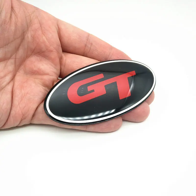 YONGXUN 8.5cm*4.2cm 3D Aluminum Car styling Newest steering wheel Sticker Rear Badge Emblem For Ford Mondeo Carnival Taurus | Автомобили и
