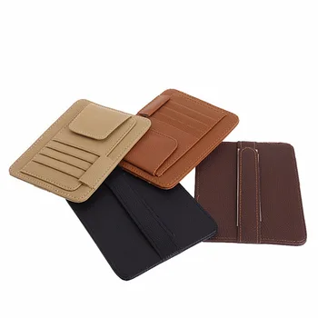 

QILEJVS Sun Visor Car Tools Cardholder Multi-Function Glasses Pen Document Clip
