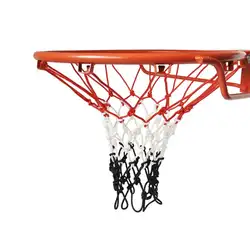 Домашняя уличная сверхмощная баскетбольная сетка Замена износостойкая прочная нейлоновая баскетбольная сетка прочная подходит для