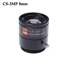 Wholesale CCTV LENS 8mm 40degrees 1/2.5 ” 3MP F1.4 Fixed CS Mount Mega Lens 1080P HD CCTV Lens For CCTV Camera