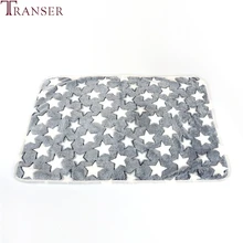 

Transer Dog Bed Soft Flannel Fleece Star Print Warm Pet Blanket Sleeping Bed Cover Mat For Small Medium Dog Cat 80102