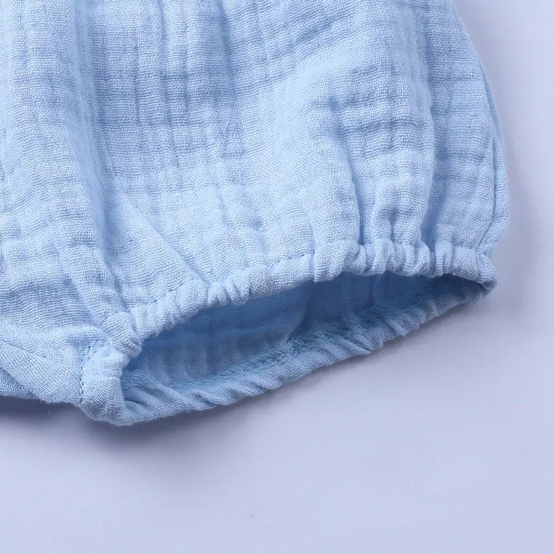 Милые шорты для новорожденных девочек однотонное хлопковое белье, штаны, трусики-шаровары