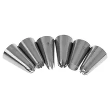 6 шт/Se Совет Набор крем печенье Обледенение DIY выпечки инструменты для торта Ans Кондитерские украшения Нержавеющая