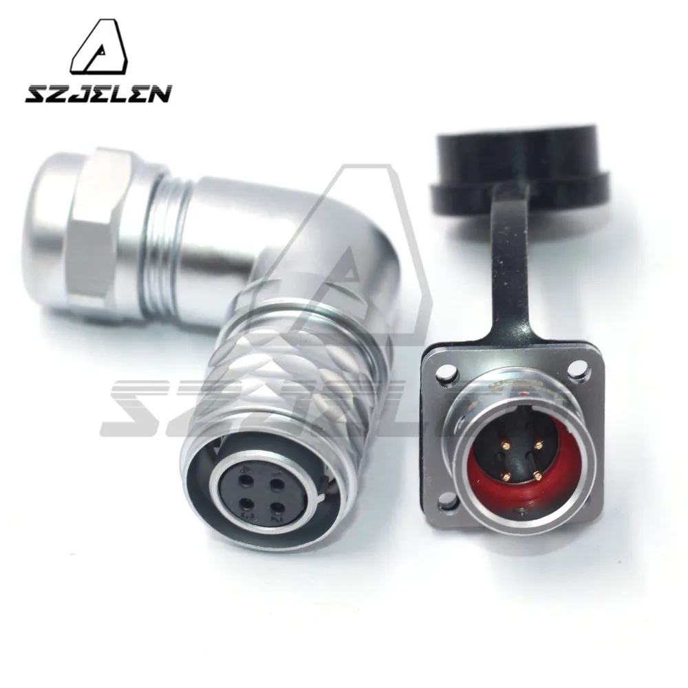 

WEIPU SF12 4 Pin Power Electrical Wire Connector Plug Socket Aviation Waterproof Connector Male And Female IP67