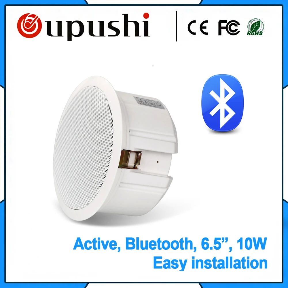 10 20 Вт 6 5 дюйма беспроводной активный Bluetooth потолочный динамик CA1062B oupushi|bluetooth ceiling