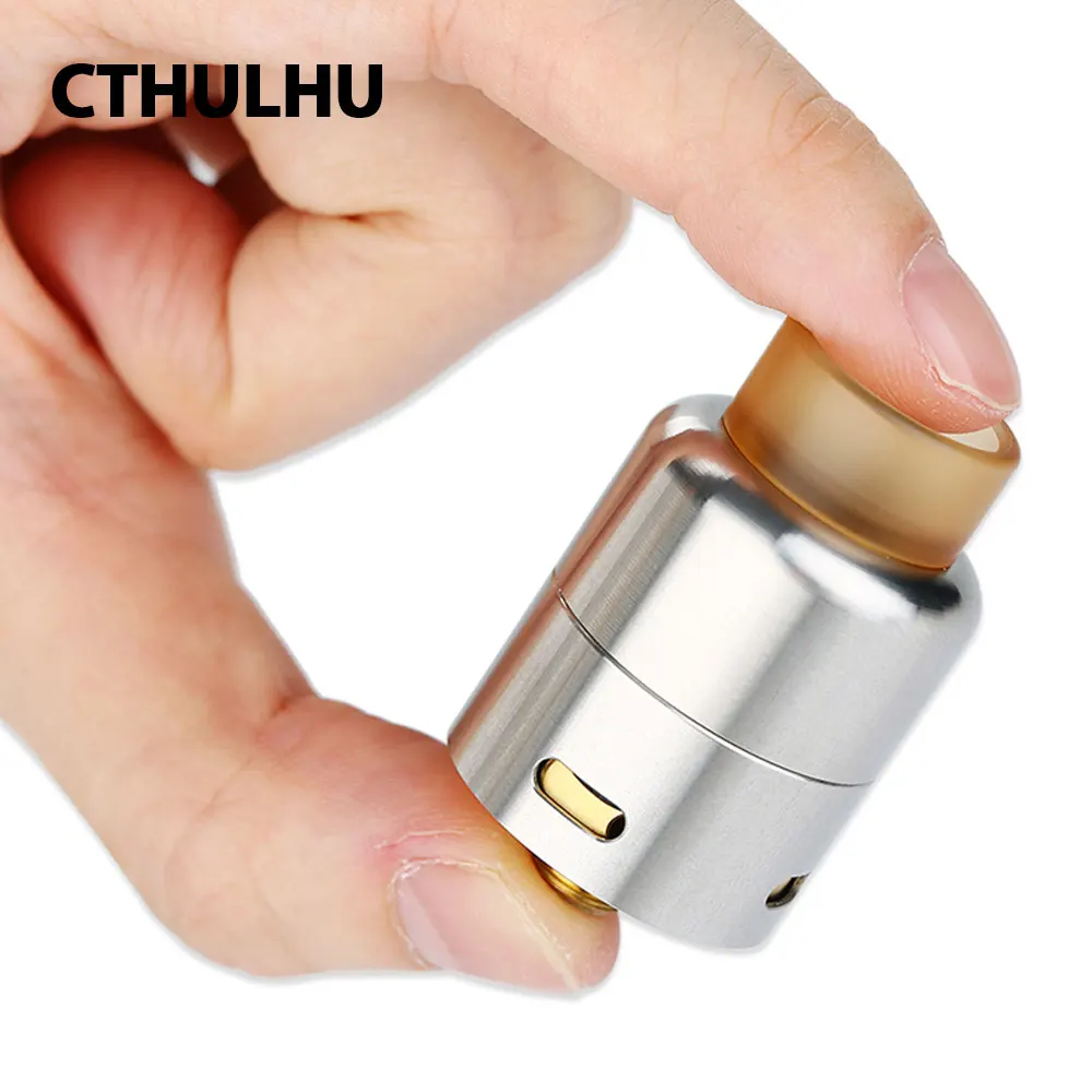 

Original Cthulhu Azathoth RDA Tank with 24mm Diameter & Bottom Side Airflow System E-cig Atomizer Supports Single and Dual Coils