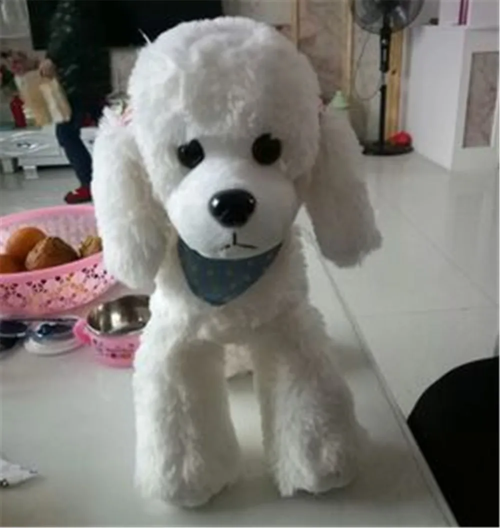 Fancytrader Pop Plush Anime Poodle Toys Kids Gift Soft Stuffed Cuddly Animals Dogs Doll 40cm 16inch3