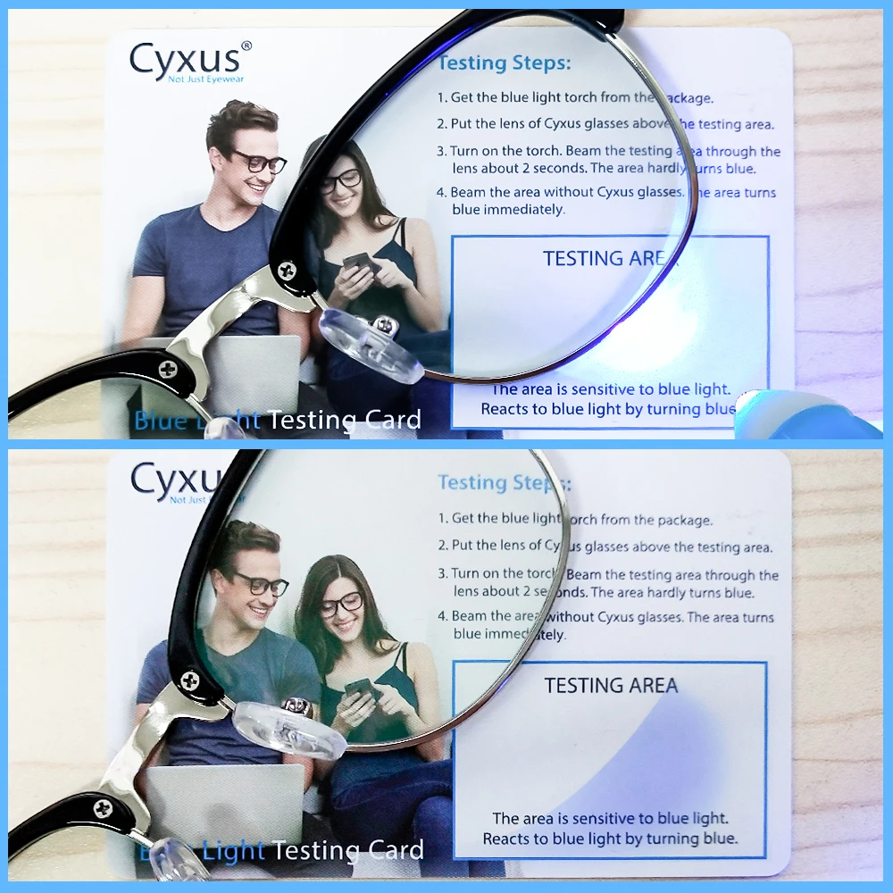 Cyxus Blue Light Blocking Kids Computer Glasses Optical Frame Children Boy Girls Computer Transparent Lens Anti Reflective 6056