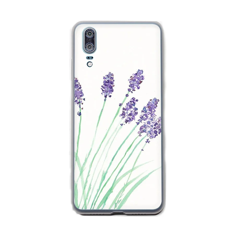 Чехол для телефона простой Лавандовый фиолетовый чехол с цветами Huawei Mate 10 20 Lite Pro