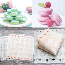 Силиконовый коврик для выпечки жаропрочная посуда для фондан печь для макаронов формочки для выпечки Кондитерские инструменты листового теста рулонные коврики Pad 29x26 см