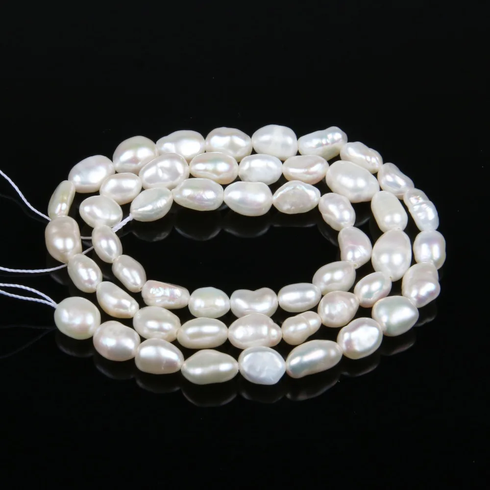 

AA Natural Freshwater Pearl Beads High Quality 38cm Punch Loose Beads For DIY Women Elegant Necklace Bracelet Jewelry Making