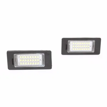 

2pcs Error Free 24 3258 SMD LED License Plate Lamp Number Plate Light Fit For BMW E82 E88 E90 E92 E39 E60 M5 E70 X5 E71 E72 X6