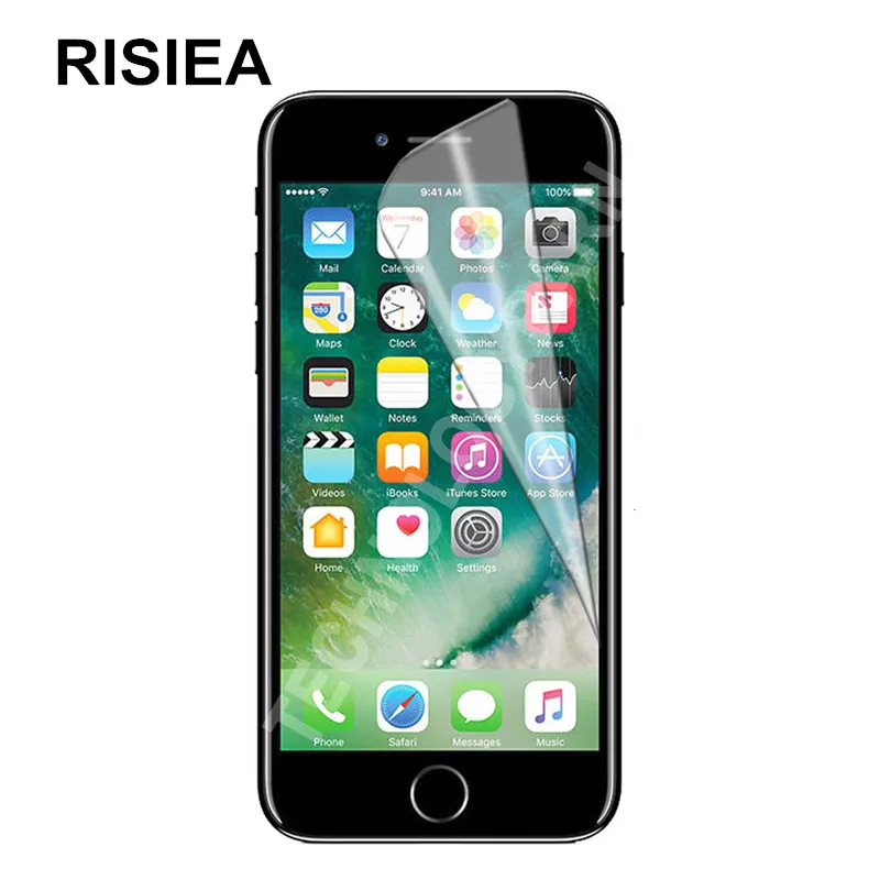 

RISIEA 5pcs matte Plastic Soft Screen Protector Protective Film For iPhone 4 4S 5 5S SE 6 6S 7 8 Plus X XR XS Max