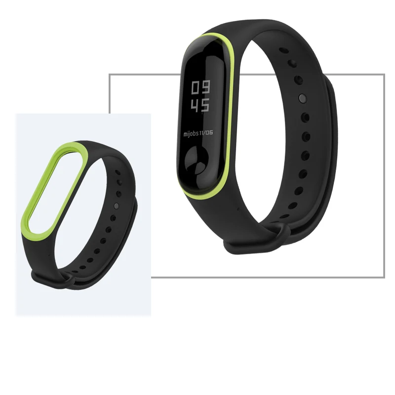 Mi Band 4 3 Strap for Xiaomi mi band 3 bracelet Silicone black Smart  Wristband xiomi Band Accessories wrist Strap and Mi Band3|Smart  Accessories| - AliExpress