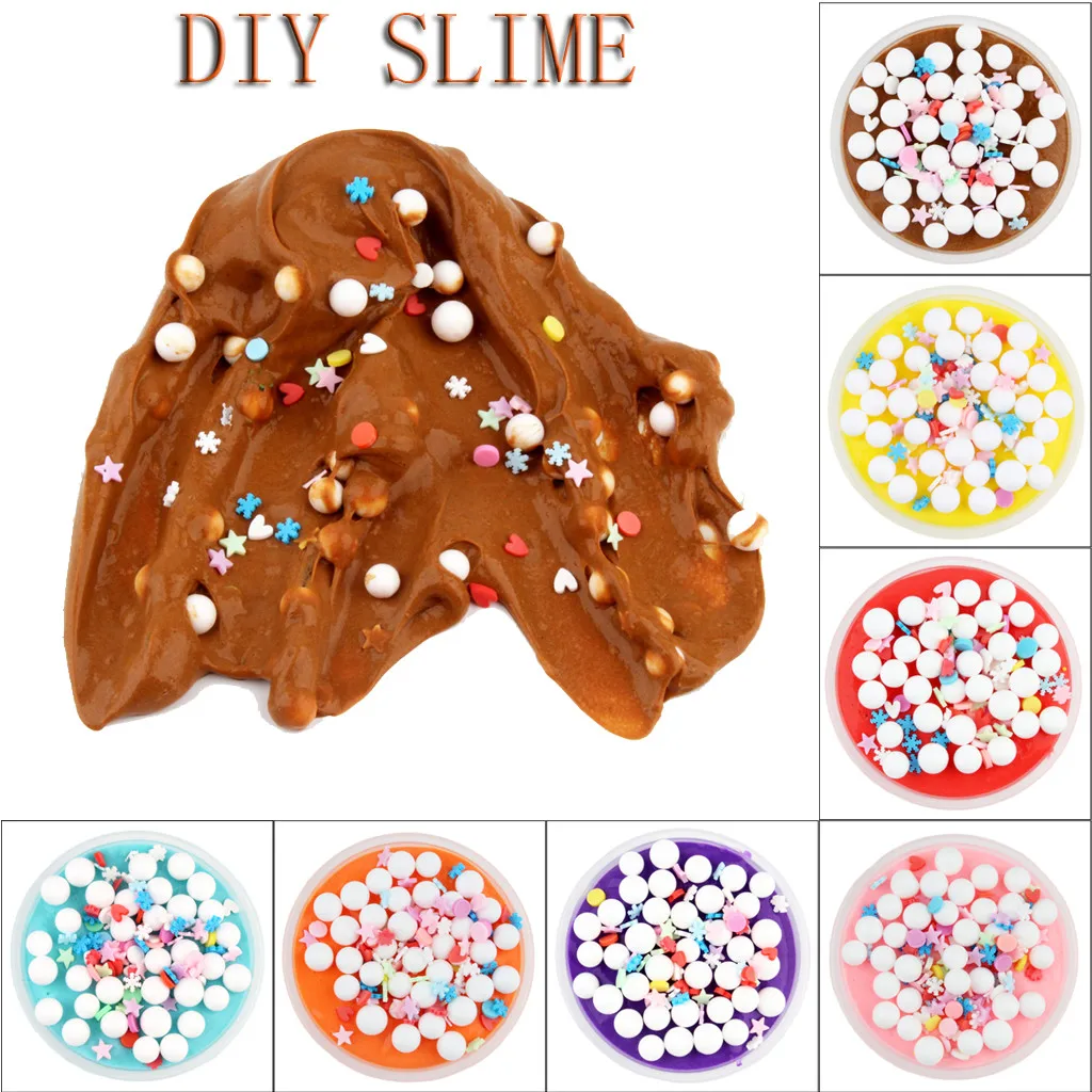 Пышная пена Slime глиняные игрушки легкие мягкие шоколад жемчуг пушистый слюна Ароматизированная игрушка для снятия стресса, осадка детские игрушки для детей k319