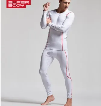 

2017 new style SUPERBODY brand men's Modal winter Long Johns Thermal Underwear Sets Sleepwear male warn Homewear