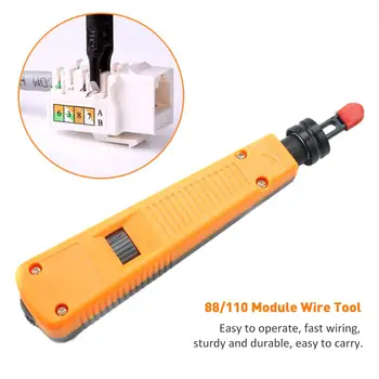 

NEW Manual Tools 88/110 Module Wire Detachable Cutter Pliers Impact Patch Downward Crimping Wire Cutter Tool