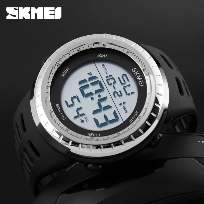  SKMEI Fashion Brand Shock Resistant Watch Outdoor Men Military Watches Men's LED Digital Watch Casu