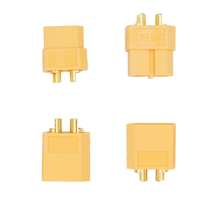 100PCS 50 pair XT60 Gold plated Bullet Connectors Male Female Plugs For RC Lipo font b