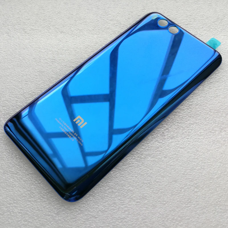 Чехол для аккумулятора Xiaomi Mi6 задняя крышка из стекла Mi 6 Сменный с клеем|Корпусы и