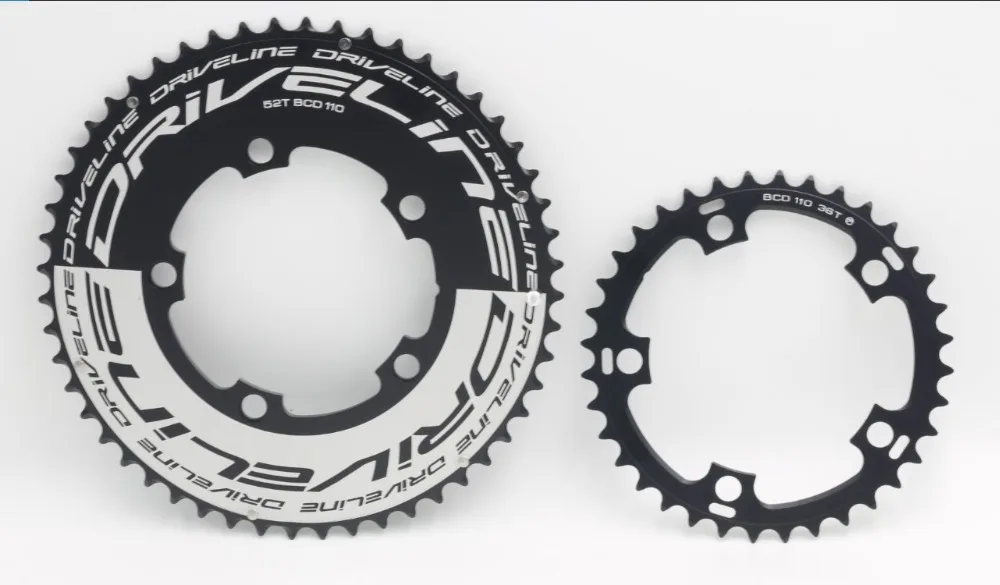 DRIVELINE CNC 50/34 52/36 дорожный велосипед TT chainring 110BCD