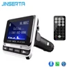 JINSERTA Wireless Bluetooth FM Transmitter Handsfree Car MP3 Player  LCD Screen Car Kit USB Charger Support TF Line-in AUX ► Photo 1/6