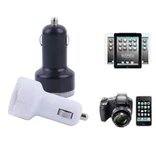 5V 2.1A Dual 2 Port USB Car Charger Adapter for iPhone 5s 6s 7 Plus for iPad for Samsung S6 S7 Edge Note 7 Android Phone CH113