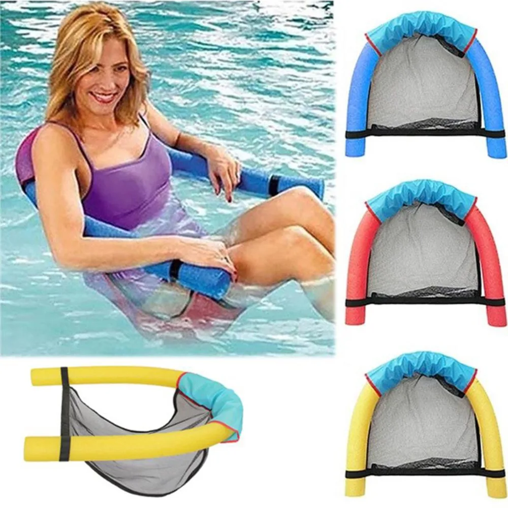 

Amazing Floating Chair Swimming Pools Seats Amazing Circle Rings Floating Bed Relaxation Learn Water Swim Noodle Chair Adults