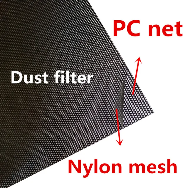 Special Price Double Layer Mesh PVC PC+nylon Cooler Dust Filter for Chassis Notebook Cabinet Servers Dustproof