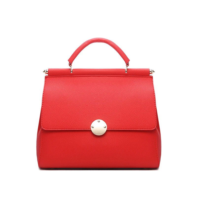 

2018 Amasie New Arrival Leather Handbag Luxury Red Fashion Design Lady Wedding Purse Small Tote 2 Size EGT0344