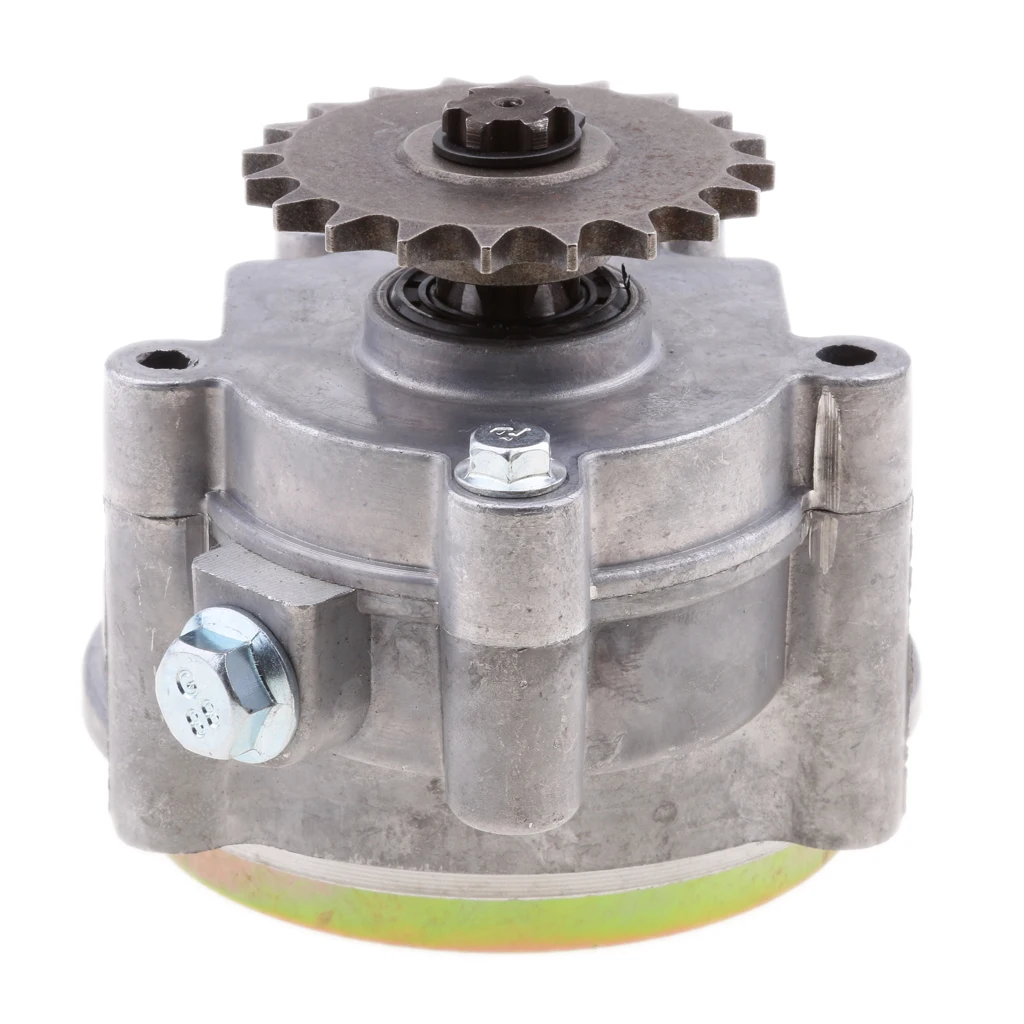 Aluminum Alloy Transmission GearBox 17T Gear Box for 47CC 49CC 2/4-Stroke Clutch Motor ATV Go Kart Mini Bike