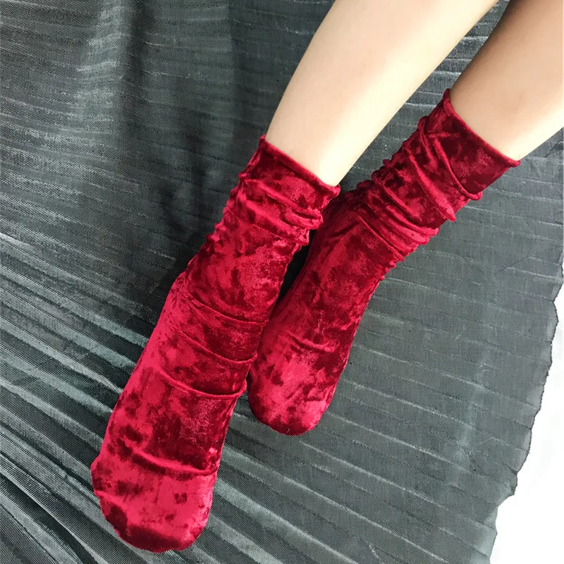 Женские носки очень эластичные шикарные носки из шелка повседневные однотонные