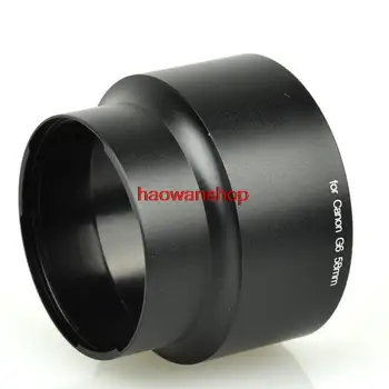 

58mm 58 mm filter mount Lens Adapter Tube Ring for canon G6 camera