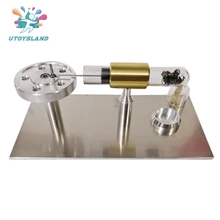 Best Offers UTOYSLAND 1 Pcs Mini Horizontal Type Stirling External Combustion Engine Model With High Quality Test Kit Best Offers UTOYSLAND 1 Pcs Mini Horizontal Type Stirling External Combustion Engine Model With High Quality Test Kit