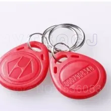 50 шт./лот 125 кГц RFID EM4305 чип чтения/записи идентификатор тега брелок ключ