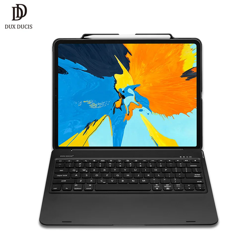 DUX DUCIS флип Беспроводная клавиатура чехол для iPad Pro 12 9 2018 Smart bluetooth планшета Обложка
