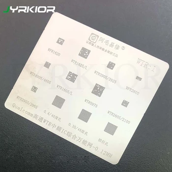 

Jyrkior 0.12MM Multi-Function WTR Intermediate Frequency IC Reballing Stencil Plant Tin Steel Net For WFR1620 WTR1625/L WTR3905
