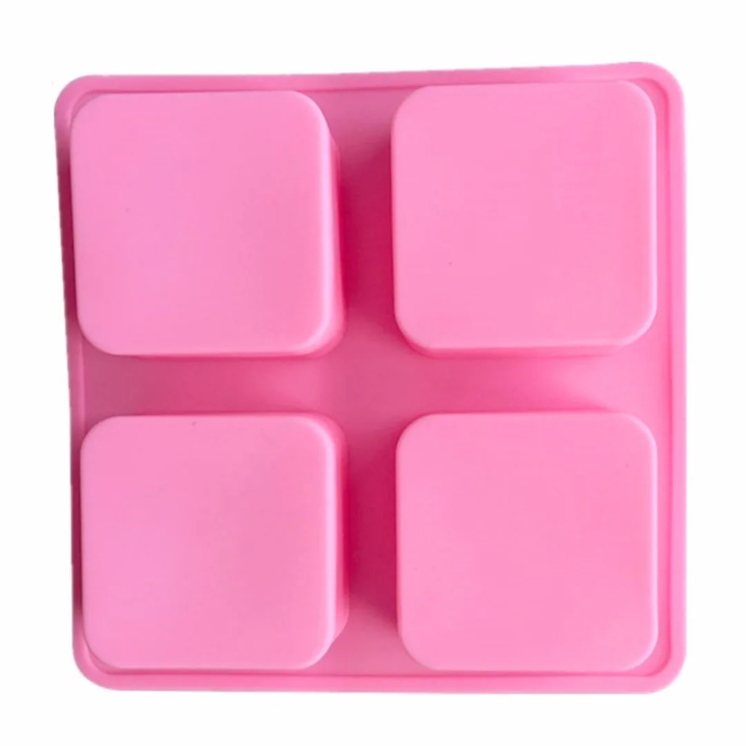 6 Cavity Rectangle silicone soap mold Bar Bake Mold Silicone Mould Tray Homemade Food Craft Craft soap making New