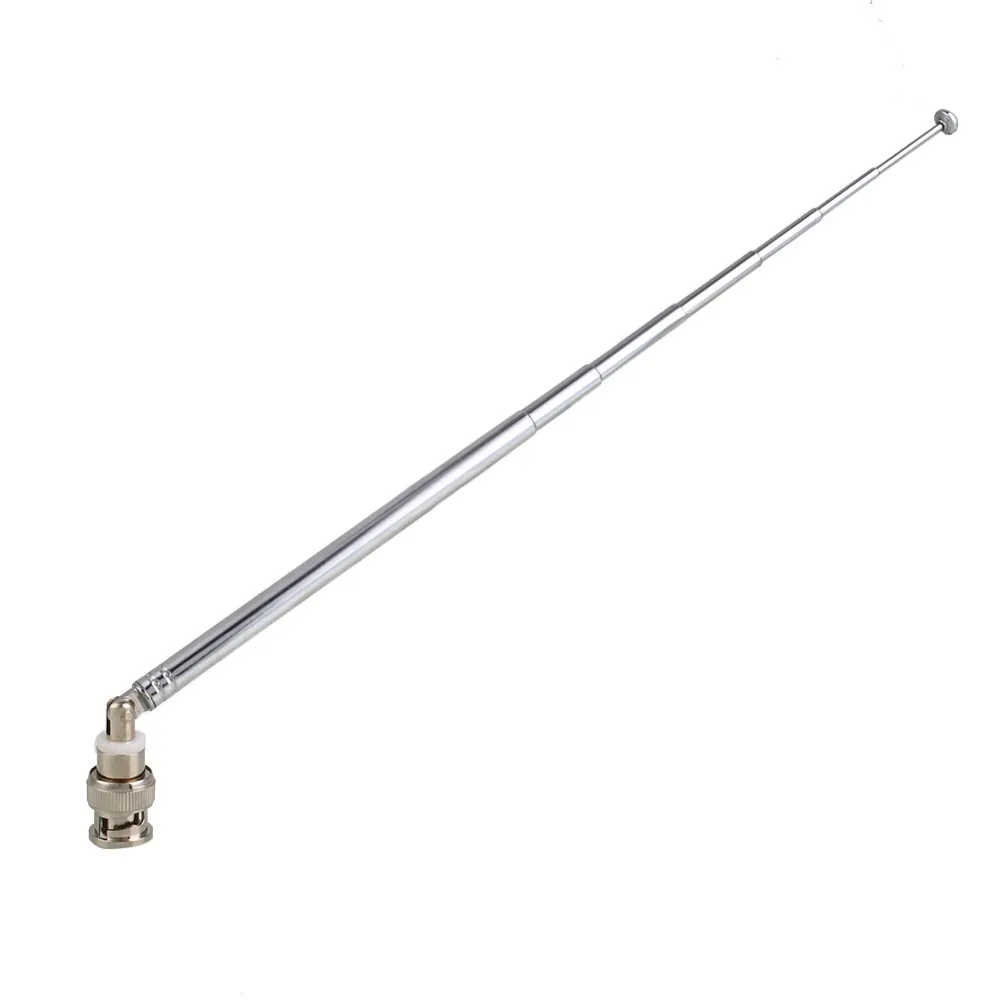 Telescopic Extendable Antenna with BNC Connector for FM Radio Scanner VHF/UHF Telescopic Extendable Antenna with BNC Connector for FM Radio Scanner VHF/UHF