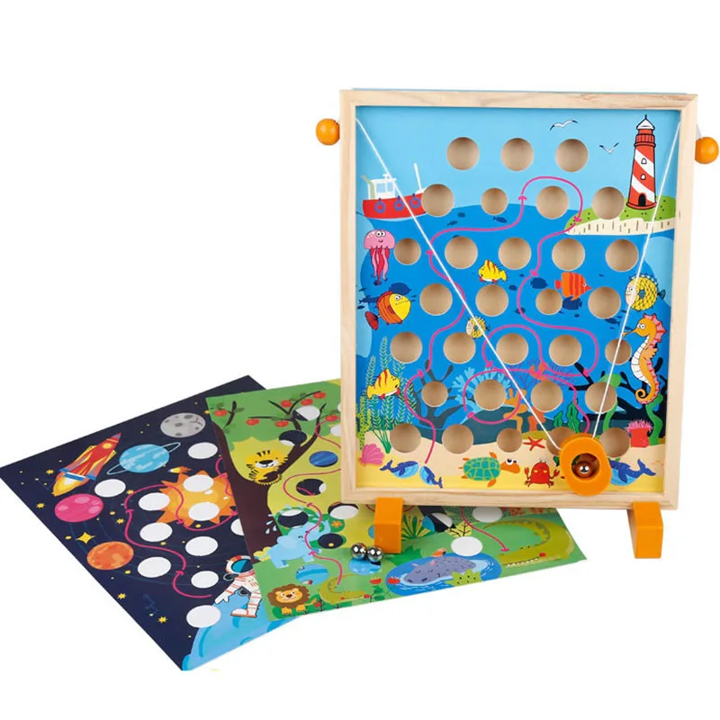 Детские игрушки детский сад Dongyi интеллект Рабочий стол родитель-ребенок Взаимодействие баланс рук-глаз баланс игры